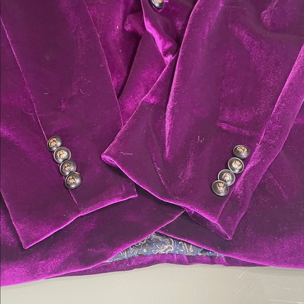 Wzikai Purple Velvet Blazer - Picture 14 of 14